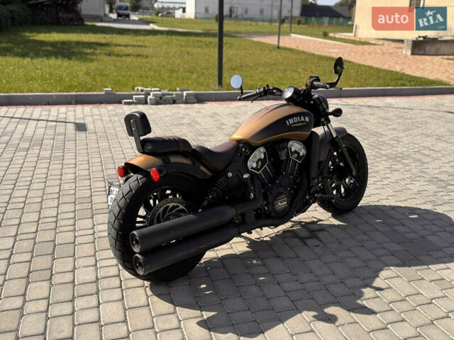 Коричневый Индиан Scout  Bobber , объемом двигателя 1.13 л и пробегом 12 тыс. км за 12000 $, фото 5 на Automoto.ua