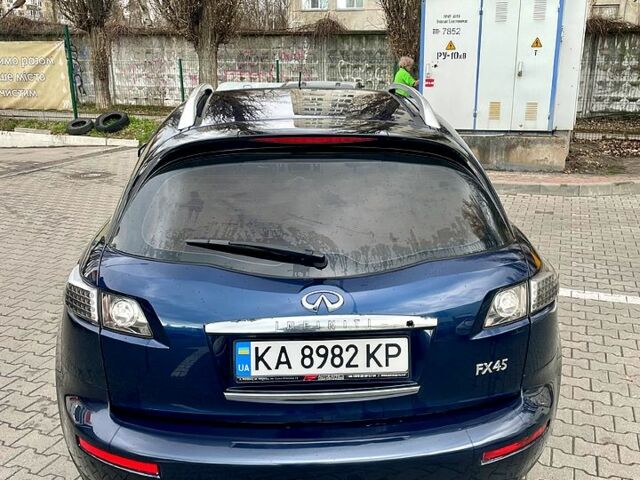 Синій Інфініті ФХ, об'ємом двигуна 4.5 л та пробігом 225 тис. км за 10000 $, фото 4 на Automoto.ua