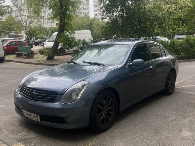 Синий Инфинити Г, объемом двигателя 3.5 л и пробегом 400 тыс. км за 5000 $, фото 1 на Automoto.ua