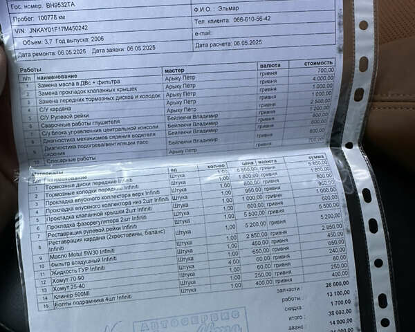 Черный Инфинити M35, объемом двигателя 3.5 л и пробегом 255 тыс. км за 7999 $, фото 1 на Automoto.ua