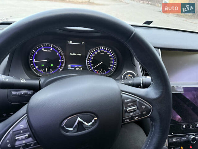 Белый Инфинити Q50, объемом двигателя 2.2 л и пробегом 104 тыс. км за 14500 $, фото 9 на Automoto.ua