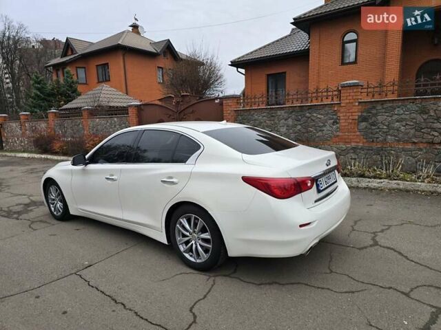 Белый Инфинити Q50, объемом двигателя 3.7 л и пробегом 124 тыс. км за 15500 $, фото 25 на Automoto.ua
