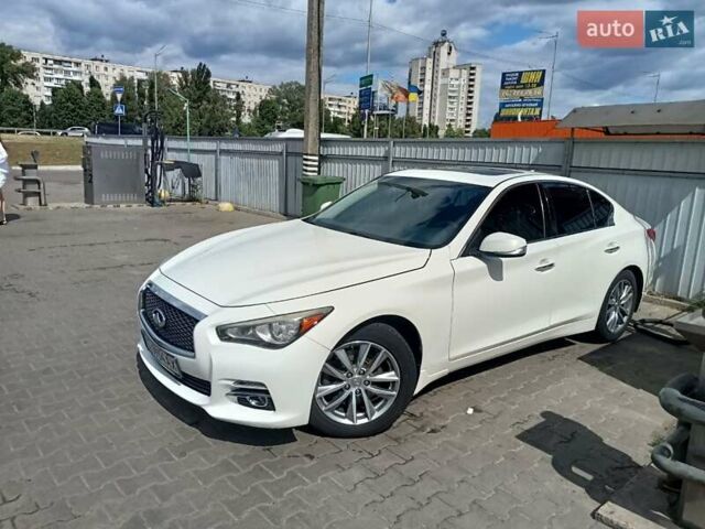 Белый Инфинити Q50, объемом двигателя 3.7 л и пробегом 84 тыс. км за 17200 $, фото 15 на Automoto.ua