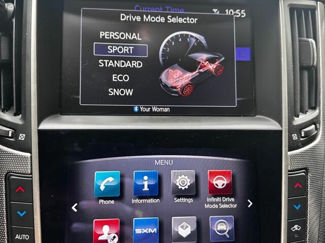 Белый Инфинити Q50, объемом двигателя 3.7 л и пробегом 129 тыс. км за 14000 $, фото 9 на Automoto.ua