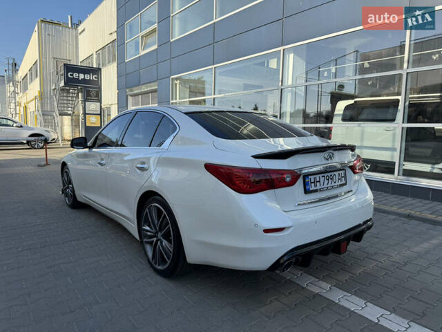 Белый Инфинити Q50, объемом двигателя 2.14 л и пробегом 63 тыс. км за 18200 $, фото 6 на Automoto.ua
