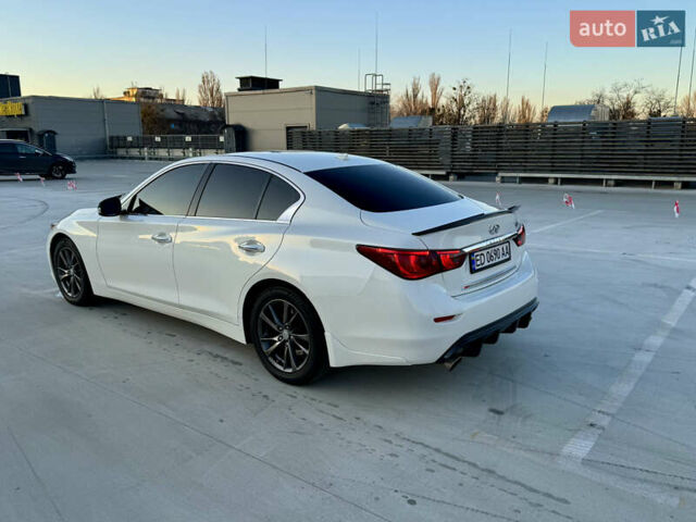 Білий Інфініті Q50, об'ємом двигуна 3 л та пробігом 79 тис. км за 12900 $, фото 5 на Automoto.ua