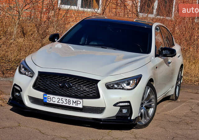 Білий Інфініті Q50, об'ємом двигуна 3 л та пробігом 58 тис. км за 21500 $, фото 3 на Automoto.ua