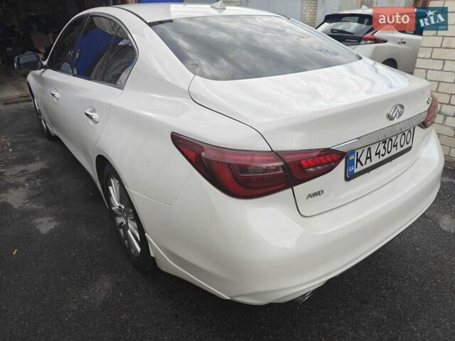 Білий Інфініті Q50, об'ємом двигуна 3 л та пробігом 115 тис. км за 15500 $, фото 10 на Automoto.ua