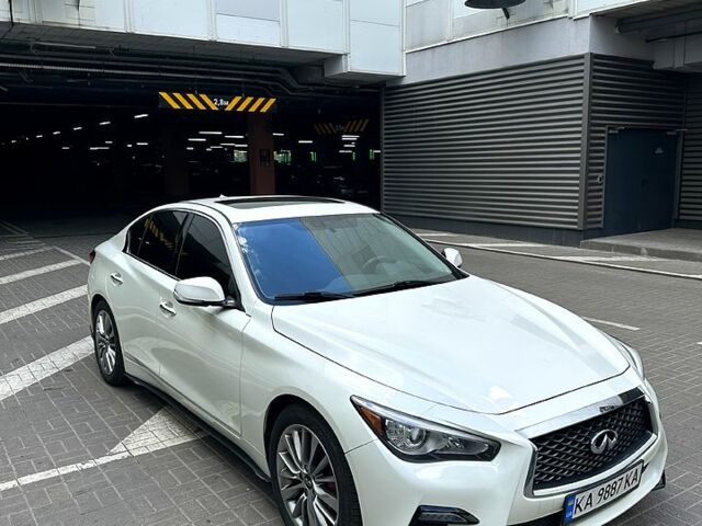 Белый Инфинити Q50, объемом двигателя 3 л и пробегом 148 тыс. км за 16500 $, фото 8 на Automoto.ua