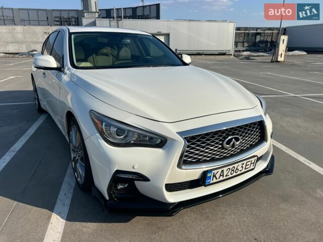 Білий Інфініті Q50, об'ємом двигуна 3 л та пробігом 103 тис. км за 15500 $, фото 15 на Automoto.ua
