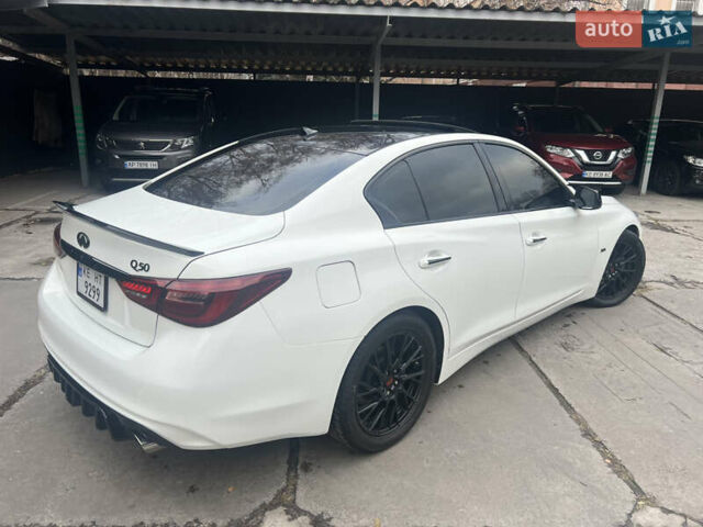 Білий Інфініті Q50, об'ємом двигуна 3 л та пробігом 141 тис. км за 13300 $, фото 28 на Automoto.ua