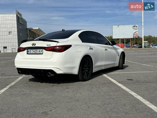 Білий Інфініті Q50, об'ємом двигуна 3 л та пробігом 140 тис. км за 15800 $, фото 8 на Automoto.ua