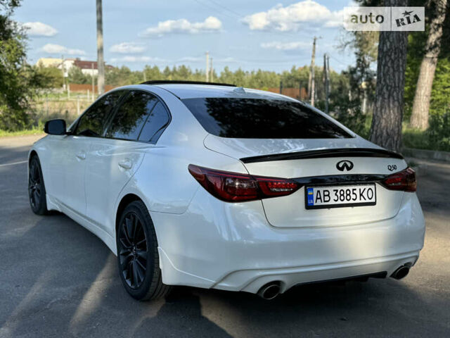 Білий Інфініті Q50, об'ємом двигуна 3 л та пробігом 46 тис. км за 21900 $, фото 4 на Automoto.ua