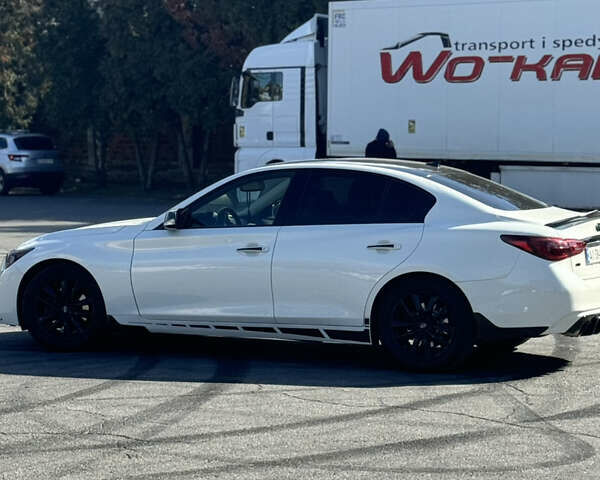 Белый Инфинити Q50, объемом двигателя 3 л и пробегом 87 тыс. км за 19700 $, фото 12 на Automoto.ua