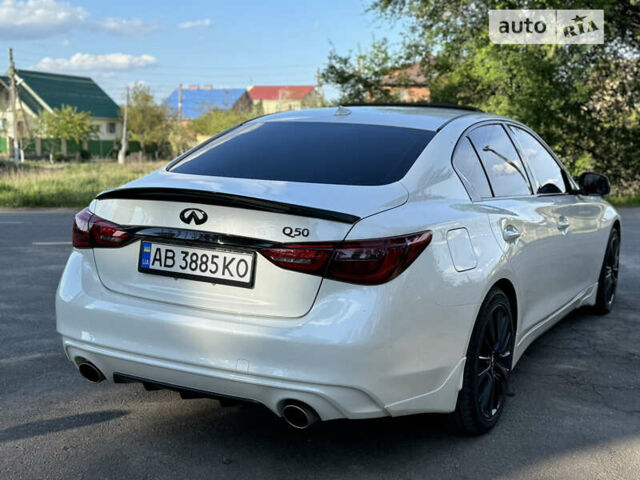 Білий Інфініті Q50, об'ємом двигуна 3 л та пробігом 46 тис. км за 21900 $, фото 6 на Automoto.ua