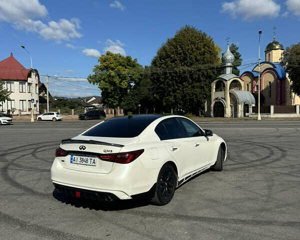 Белый Инфинити Q50, объемом двигателя 3 л и пробегом 87 тыс. км за 19700 $, фото 20 на Automoto.ua
