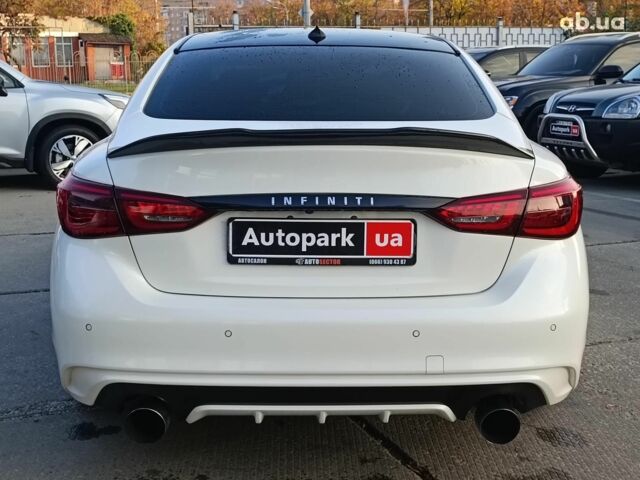 Белый Инфинити Q50, объемом двигателя 3 л и пробегом 71 тыс. км за 19490 $, фото 6 на Automoto.ua