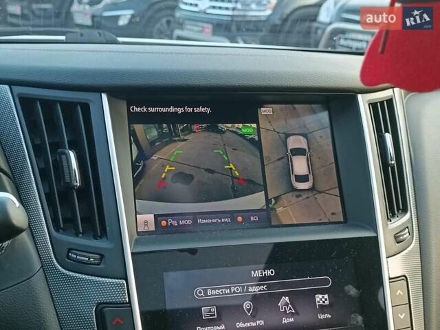 Белый Инфинити Q50, объемом двигателя 3 л и пробегом 71 тыс. км за 19490 $, фото 23 на Automoto.ua