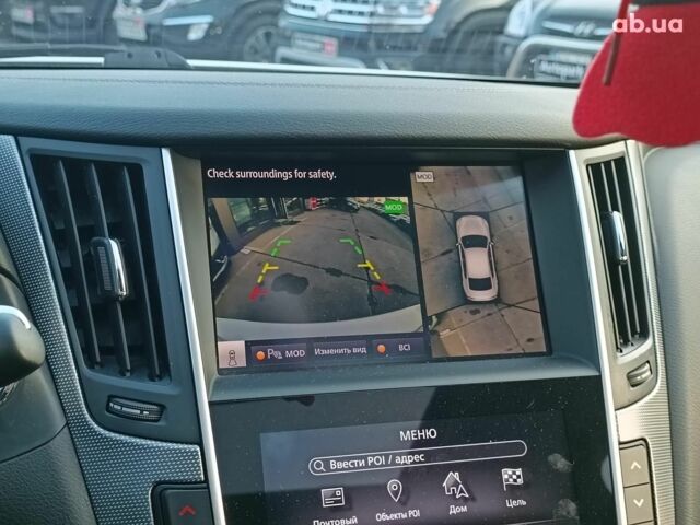 Белый Инфинити Q50, объемом двигателя 3 л и пробегом 71 тыс. км за 19490 $, фото 23 на Automoto.ua