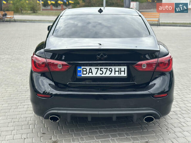 Черный Инфинити Q50, объемом двигателя 3.7 л и пробегом 144 тыс. км за 14999 $, фото 8 на Automoto.ua