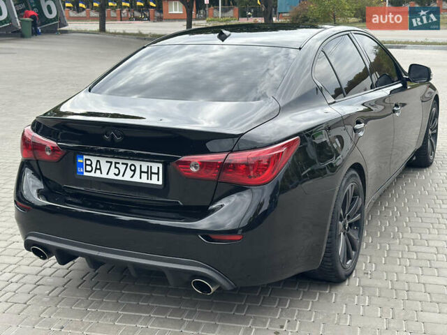 Черный Инфинити Q50, объемом двигателя 3.7 л и пробегом 144 тыс. км за 14999 $, фото 9 на Automoto.ua