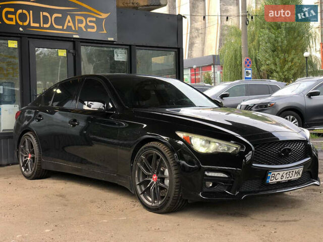 Черный Инфинити Q50, объемом двигателя 3.5 л и пробегом 214 тыс. км за 13500 $, фото 1 на Automoto.ua