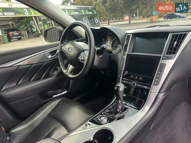 Черный Инфинити Q50, объемом двигателя 3.7 л и пробегом 144 тыс. км за 14999 $, фото 11 на Automoto.ua