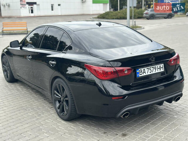 Черный Инфинити Q50, объемом двигателя 3.7 л и пробегом 144 тыс. км за 14999 $, фото 7 на Automoto.ua