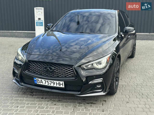 Черный Инфинити Q50, объемом двигателя 3.7 л и пробегом 144 тыс. км за 14999 $, фото 5 на Automoto.ua