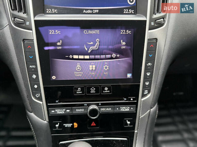 Черный Инфинити Q50, объемом двигателя 3.7 л и пробегом 150 тыс. км за 14650 $, фото 32 на Automoto.ua