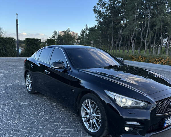 Черный Инфинити Q50, объемом двигателя 1.99 л и пробегом 206 тыс. км за 15500 $, фото 1 на Automoto.ua