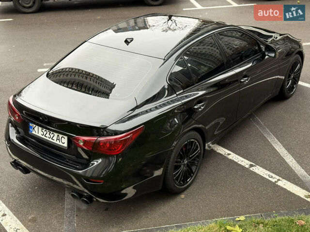 Черный Инфинити Q50, объемом двигателя 3.7 л и пробегом 150 тыс. км за 14650 $, фото 6 на Automoto.ua