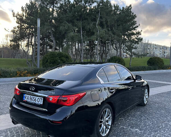 Черный Инфинити Q50, объемом двигателя 1.99 л и пробегом 206 тыс. км за 15500 $, фото 2 на Automoto.ua