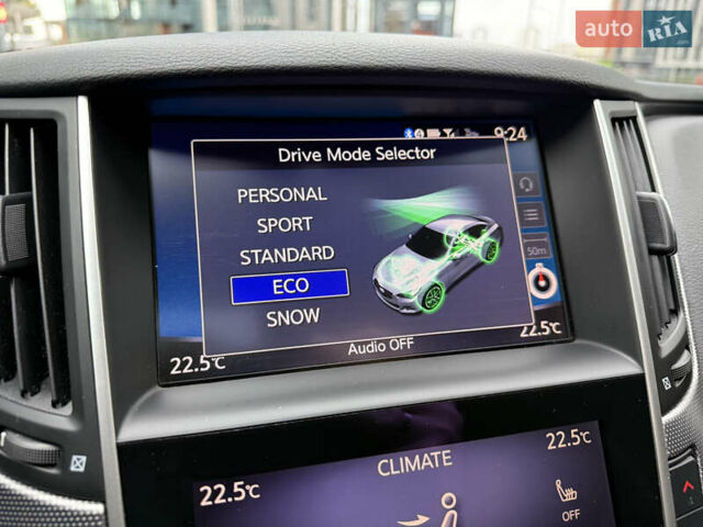 Черный Инфинити Q50, объемом двигателя 3.7 л и пробегом 150 тыс. км за 14650 $, фото 50 на Automoto.ua