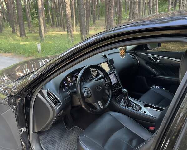 Черный Инфинити Q50, объемом двигателя 3.7 л и пробегом 209 тыс. км за 15000 $, фото 85 на Automoto.ua