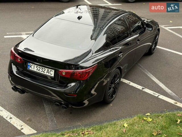 Черный Инфинити Q50, объемом двигателя 3.7 л и пробегом 150 тыс. км за 14650 $, фото 7 на Automoto.ua