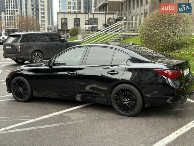 Черный Инфинити Q50, объемом двигателя 3.7 л и пробегом 150 тыс. км за 14650 $, фото 3 на Automoto.ua