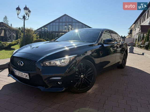 Черный Инфинити Q50, объемом двигателя 2.14 л и пробегом 205 тыс. км за 14600 $, фото 2 на Automoto.ua