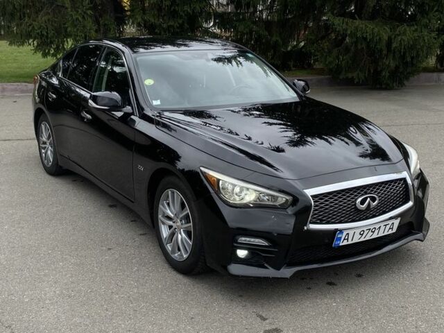 Черный Инфинити Q50, объемом двигателя 2.1 л и пробегом 248 тыс. км за 12700 $, фото 2 на Automoto.ua