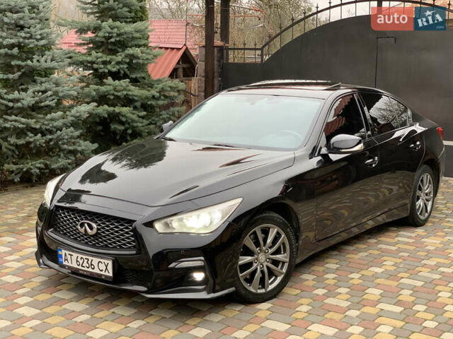 Черный Инфинити Q50, объемом двигателя 2.14 л и пробегом 190 тыс. км за 13350 $, фото 2 на Automoto.ua