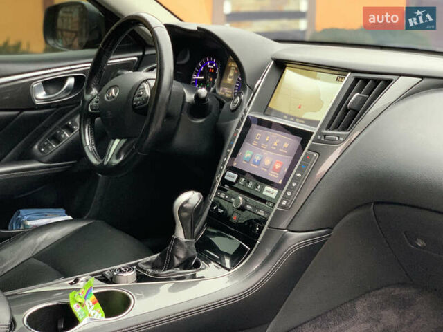 Черный Инфинити Q50, объемом двигателя 2.14 л и пробегом 190 тыс. км за 13350 $, фото 38 на Automoto.ua