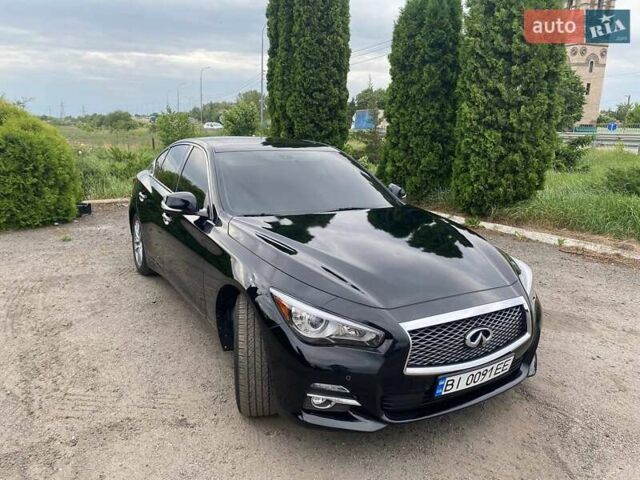 Черный Инфинити Q50, объемом двигателя 1.99 л и пробегом 87 тыс. км за 15500 $, фото 1 на Automoto.ua