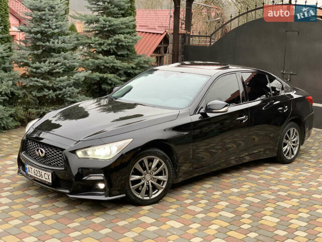 Черный Инфинити Q50, объемом двигателя 2.14 л и пробегом 190 тыс. км за 13350 $, фото 12 на Automoto.ua