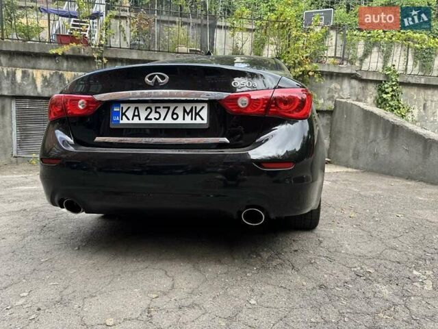 Черный Инфинити Q50, объемом двигателя 3.7 л и пробегом 158 тыс. км за 13500 $, фото 10 на Automoto.ua