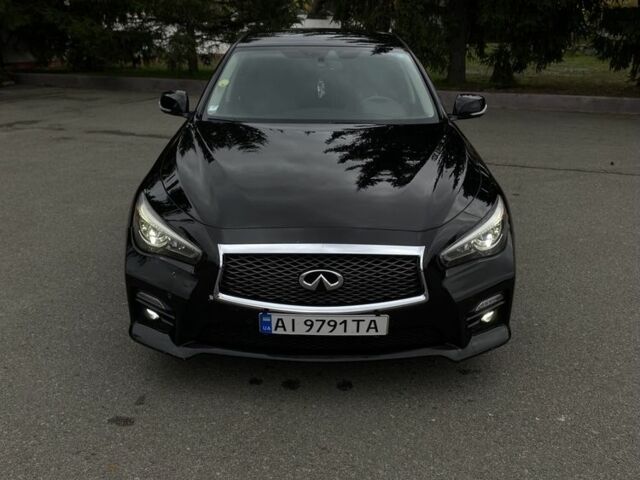 Черный Инфинити Q50, объемом двигателя 2.1 л и пробегом 248 тыс. км за 12700 $, фото 1 на Automoto.ua