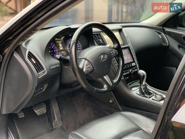 Черный Инфинити Q50, объемом двигателя 2.14 л и пробегом 190 тыс. км за 13350 $, фото 49 на Automoto.ua