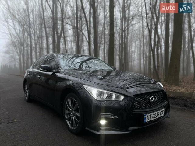 Черный Инфинити Q50, объемом двигателя 2.14 л и пробегом 190 тыс. км за 13200 $, фото 3 на Automoto.ua