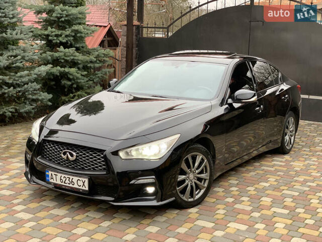 Черный Инфинити Q50, объемом двигателя 2.14 л и пробегом 190 тыс. км за 13350 $, фото 1 на Automoto.ua