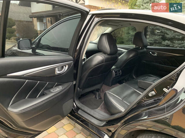 Черный Инфинити Q50, объемом двигателя 2.14 л и пробегом 190 тыс. км за 13350 $, фото 45 на Automoto.ua