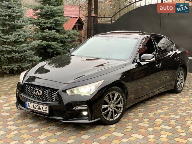Черный Инфинити Q50, объемом двигателя 2.14 л и пробегом 190 тыс. км за 13350 $, фото 3 на Automoto.ua